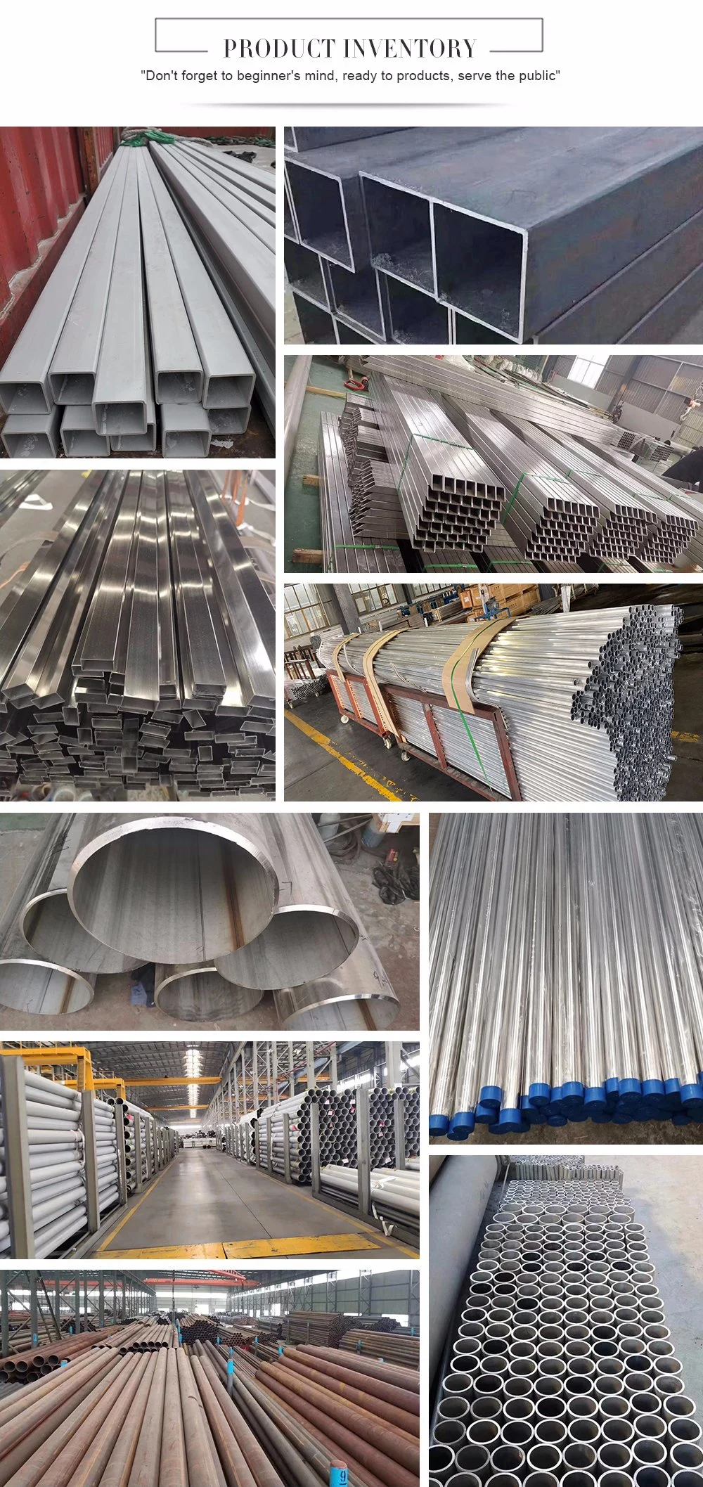 ASTM 201 304 304L 316 316L 321 S32205 S32750 Cold Drawn Stainless Seamless Steel Tube