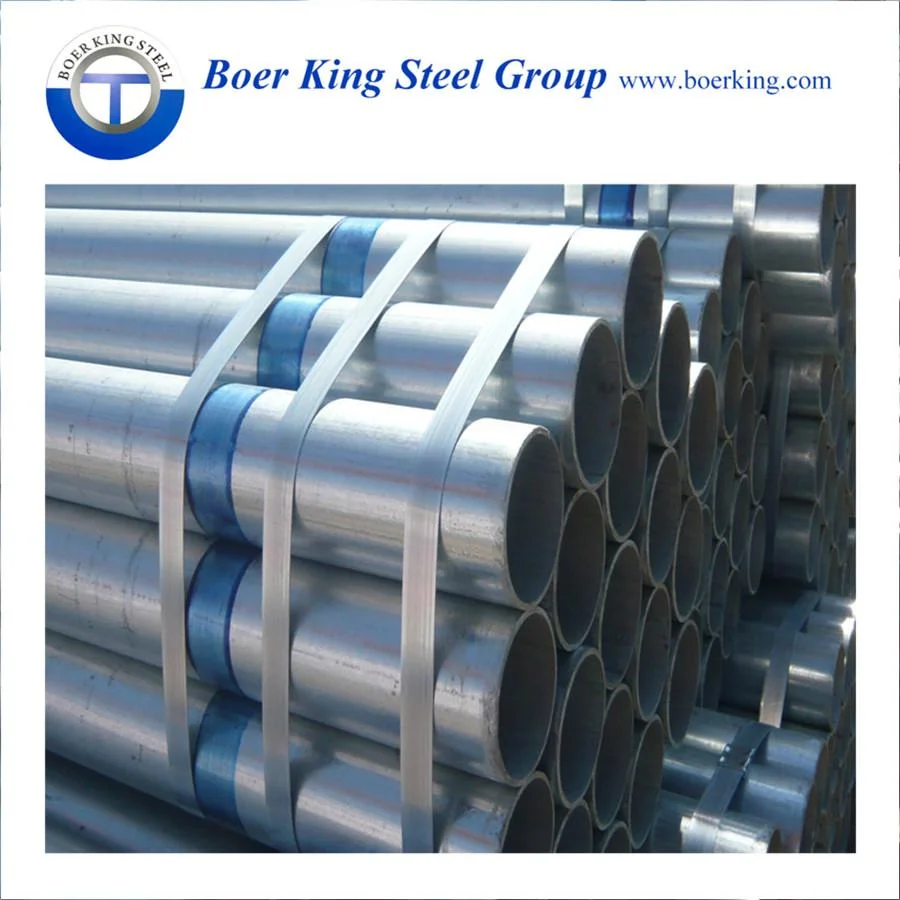 ASTM A795 A53 Grade B Std Carbon Steel Tube ERW Galvanized Iron Pipe