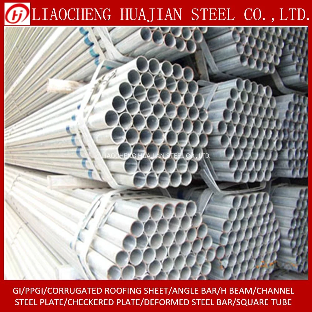 Gi Pipe Welded ERW Round Square Rectangular Rhs Shs Hollow Section Steel Tube Galvanised Steel Round Tube Seamless Square Steel Pipe for Scaffolding