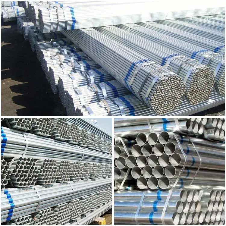 High Quality Welded/Seamless/Galvanized/Black/Scaffolding API 5L ASTM A53/A106 Sch40 Schedule 80 Carbon Steel ERW Welded Pipe