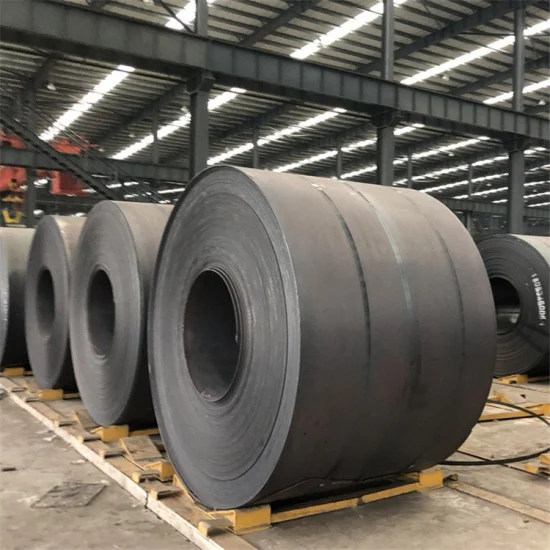 Precio de las bobinas de acero al carbono A36 y A35 A106 Q195 Low Hot Rolled Black Q235 S355 DC01 Low Carbon Steel Q345 S45 Ms Steel Coil Bobina de acero al carbono estructural